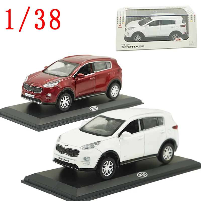 

Литая под давлением масштаб 1/38 модель автомобиля из сплава KIA SPORTAGE, игровые транспортные средства, коллекция игрушек для хобби, оригинальная коробка