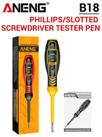 ANENG B18 Portable Word/Cross Screwdriver Highlight Voltage Test Pen NCV Multi-functional Induction Beep Alarm Recognition Tools