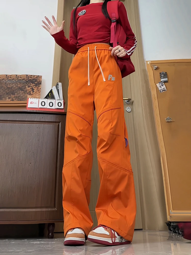 Orange Dopane Workwear Trousers ex Windproof Waterproof Outdoor Climbing Pants American Sle Paratrooper Trousers