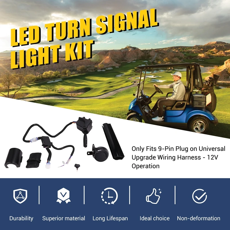 

Golf Cart, 12 В, Φ, набор указателей поворота с сигналом заднего хода для автомобиля EZGO Club