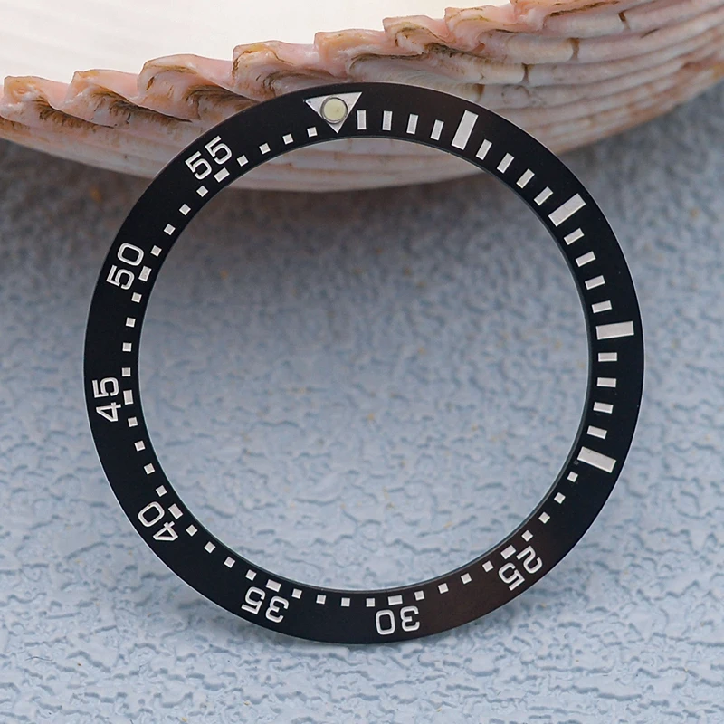 38*30.5mm Ceramic Bezel Ring Bezel Insert Fit for Mod SPB185 SPB187 Watch Case NH35 NH36 Watch Movement Men Watch Gifts