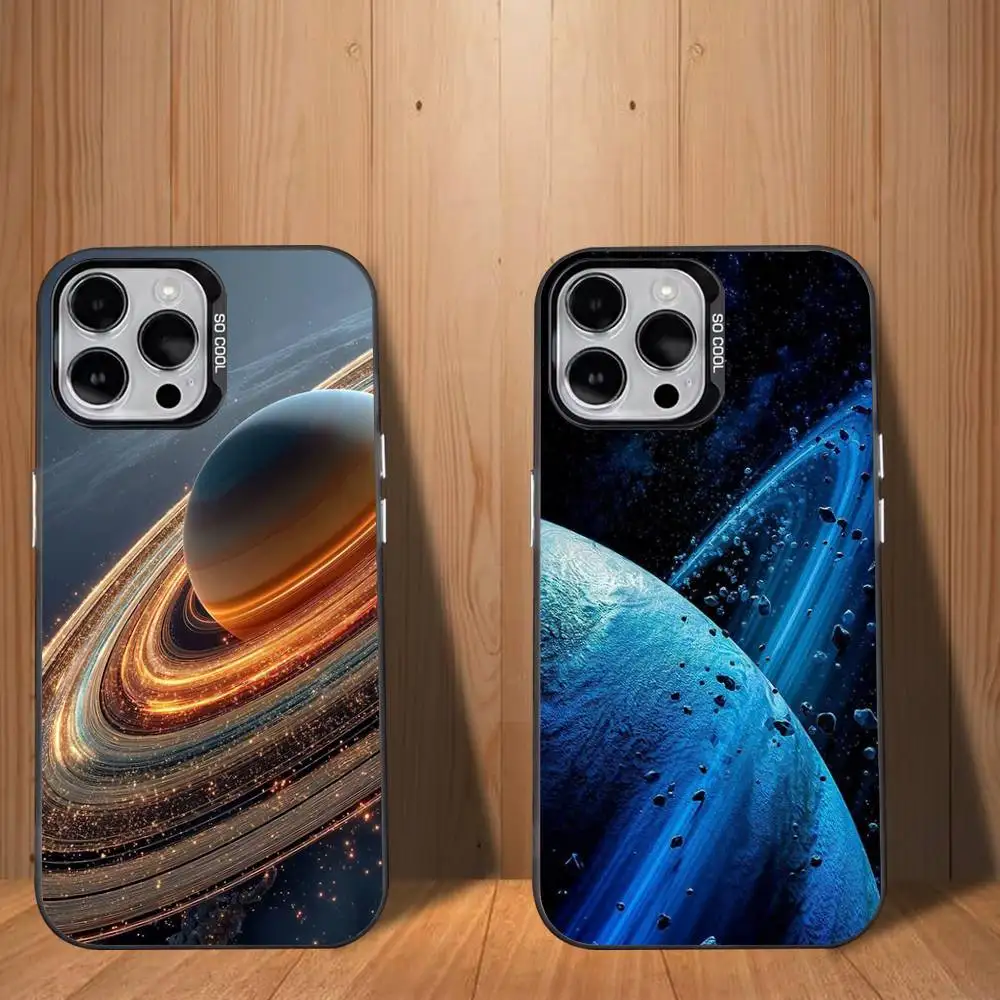 

Space For G-Galaxy Universe Phone Case For iPhone 17,16,15,14,13,12,11,Mini,Pro,SE,MAX White Matte Shockproof Cover