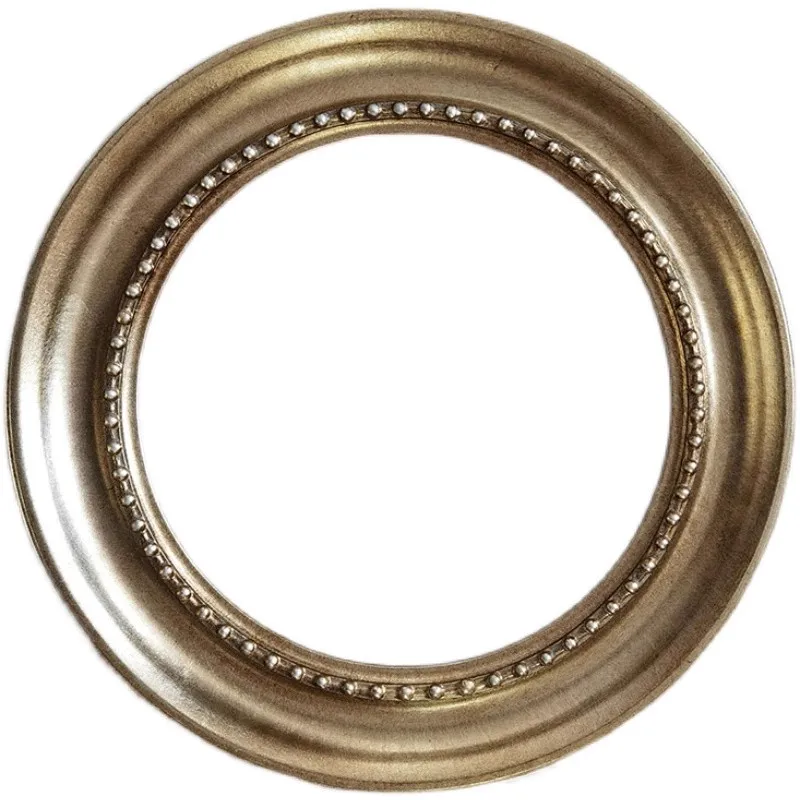 

Customized Circular Champagne Gold Oil Painting Photo Frame,Mounting Oval Oil Painting Figure Frame