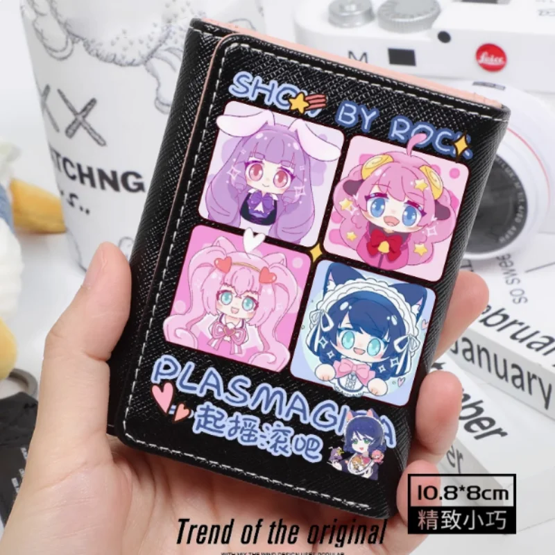 Anime SHOW BY ROCK  Fashion Wallet PU Purse Card Holder Hasp Money Bag Cosplay Gift B2173