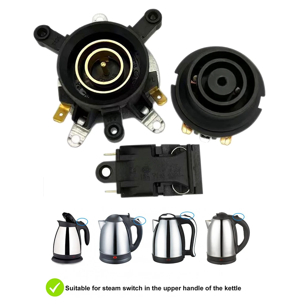 3pcs Household Electric Kettle Base Thermostat Temperature Switch Connector Coupler Socket Electric Kettle Accessories