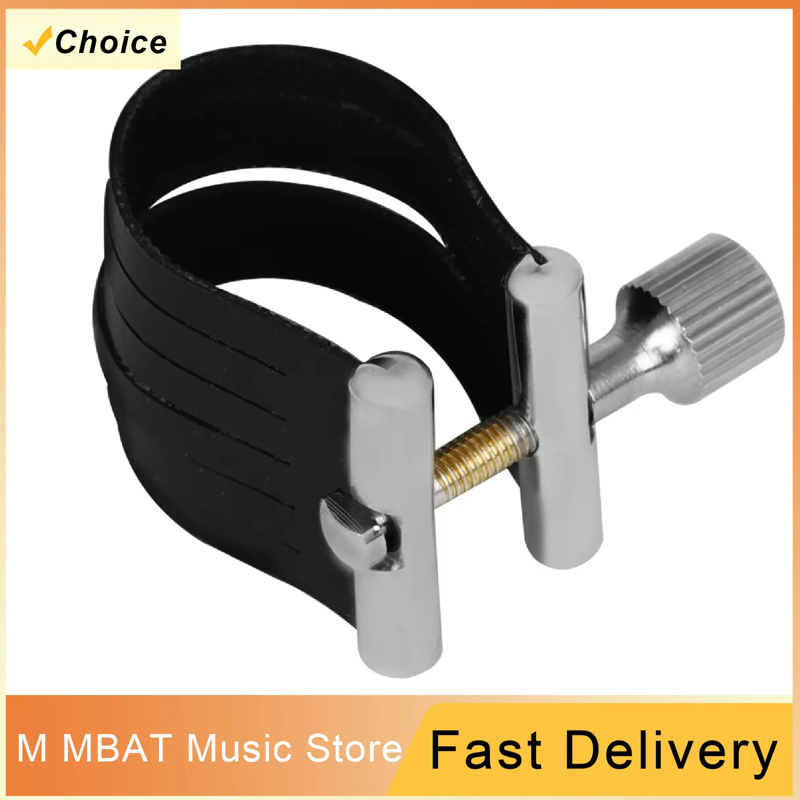 Alto Saxophone Mouthpiece Clamp Reed Fastener Clip for Soprano/Alto/Tenor Saxophone Woodwind Instrument Accessories Parts