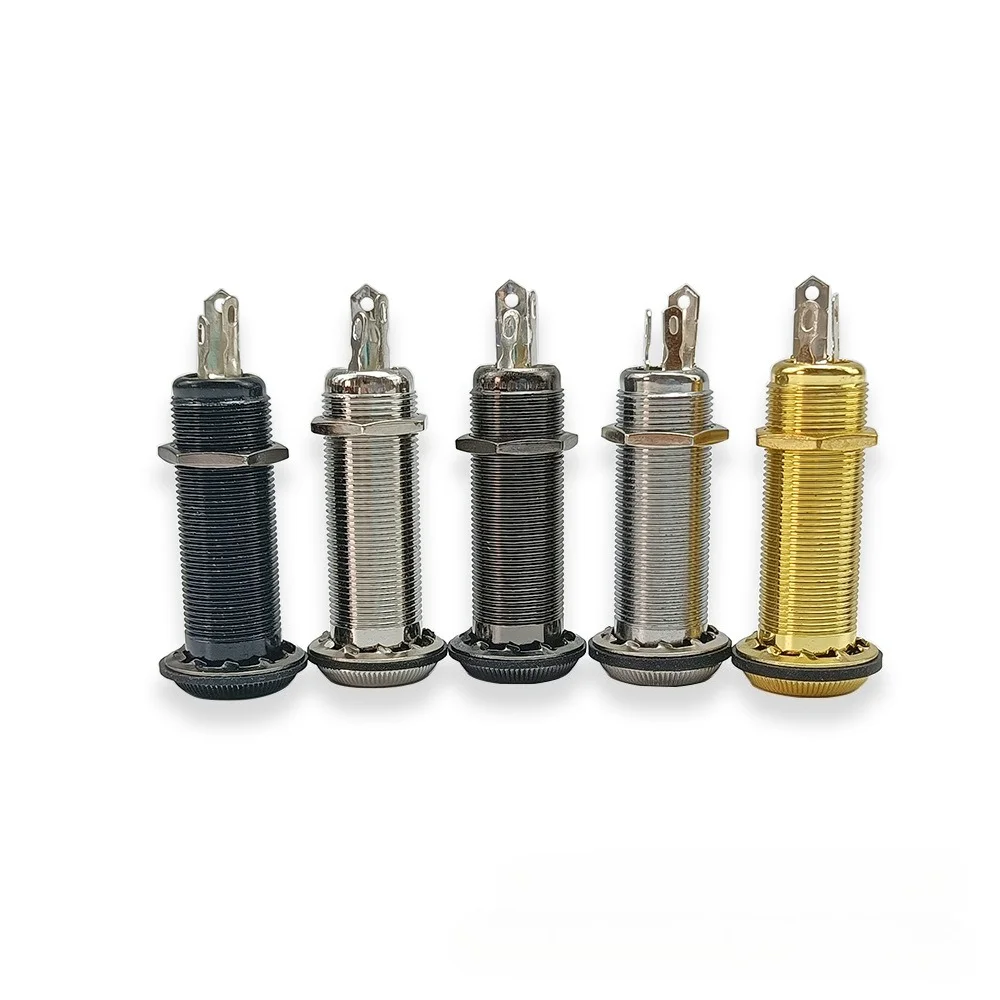 Electric Guitar Bass Jack 6.35mm Tubular Output Socket Guitar Tail Socket