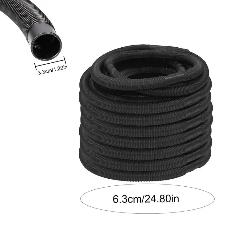 Swimming Pool Hose Water Hose With 32 Mm Diameter And Total Length 6 UV And Chlorine Water Resistant For Filter Pump System