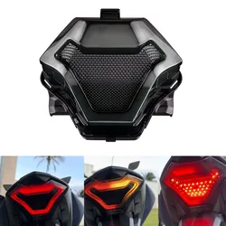 Luz trasera LED para motocicleta, luz indicadora de freno trasero para Yamaha MT03 2014-2023 R3 R25 2013-2020 MT07 2013-2017 12V