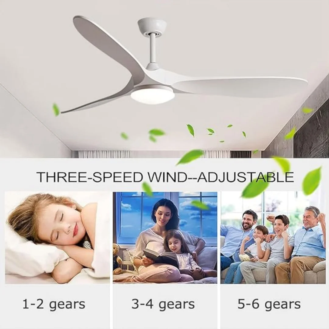 Kipas Angin Plafon 85-265V Den - Decor Lighting Ceiling Fans ulasan dan harga