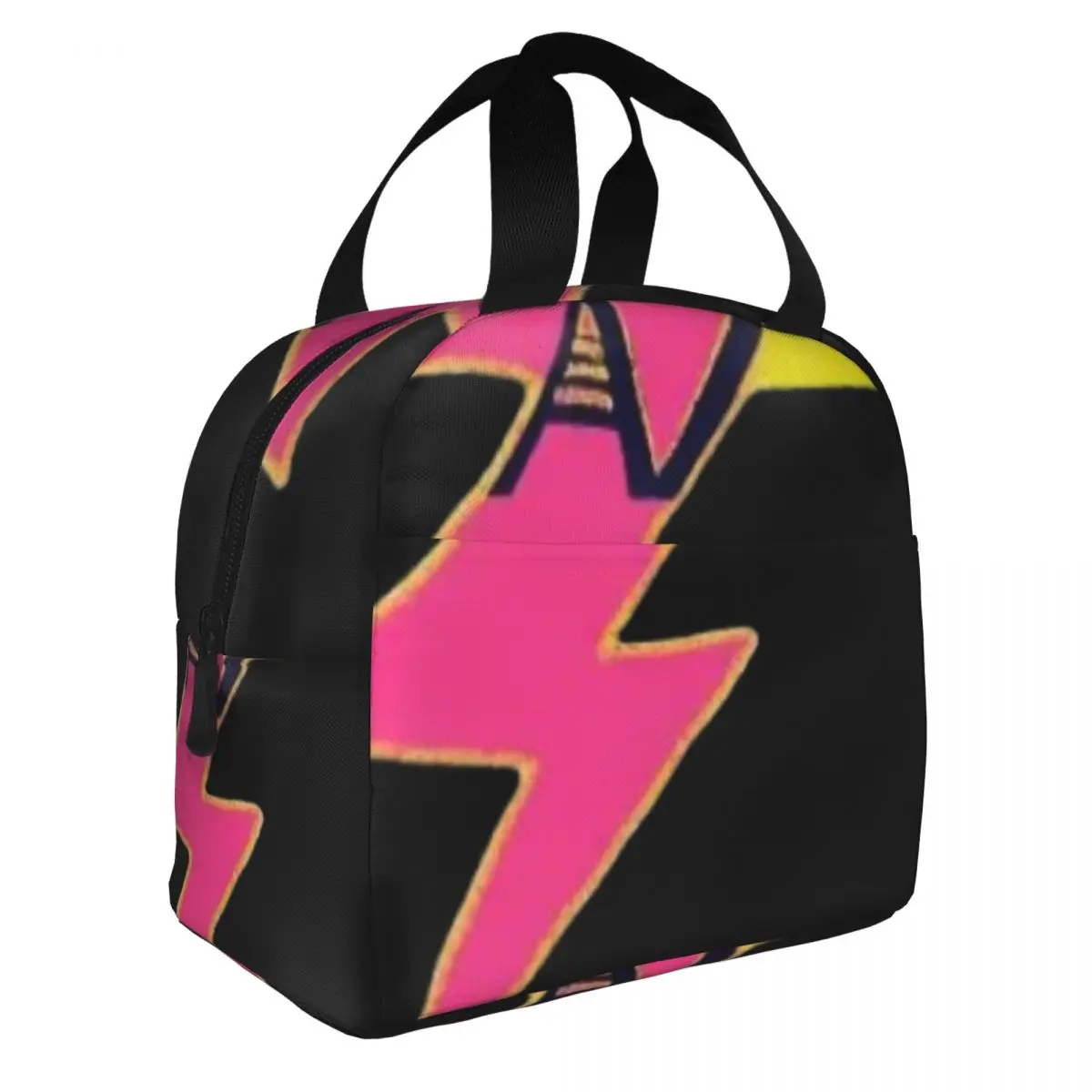 Aviator Cool Nation Multicolor Preppy Thunderbolt Lunch Bag isolamento Bento Pack foglio di alluminio sacchetto di riso pacchetto di pasti impacco di ghiaccio