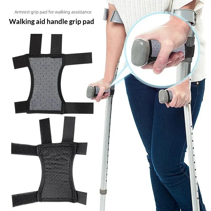 Forearm Crutch Pads Comfortable Padded Adults Washable Magic Sticker Accessories Crutches Covers Support Mobility Aid