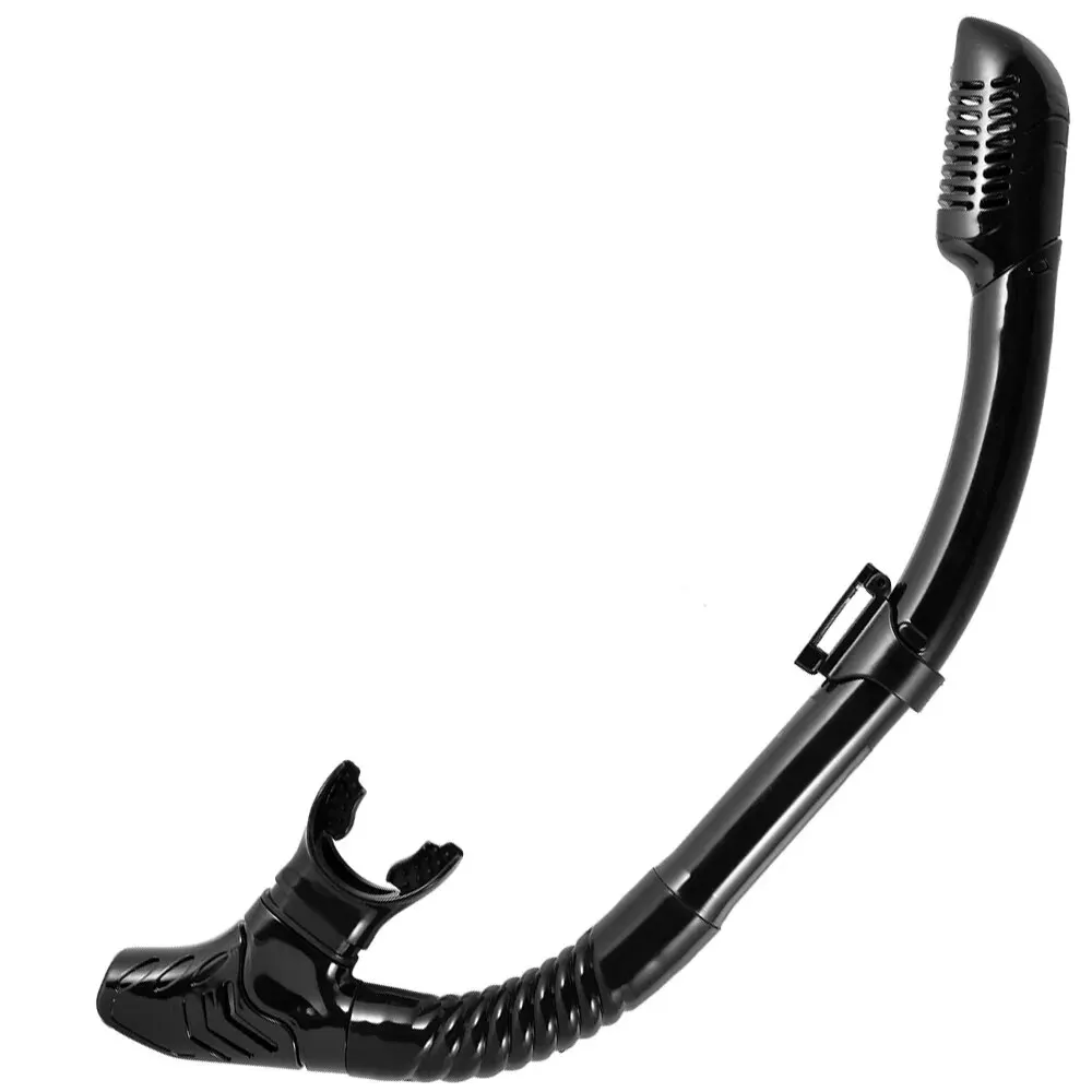 أنبوب الغطس الجاف سهل التنفس للغوص والرذاذ والصمام العلوي معدات السباحة تحت الماء للبالغين والأطفال والرجال والنساء والشباب