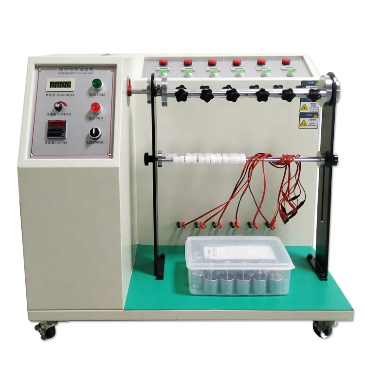 

Wire Cable Bending Tester Wire Swing Flexing Testing Machine Power Cord Repeated Bending Durability Tester