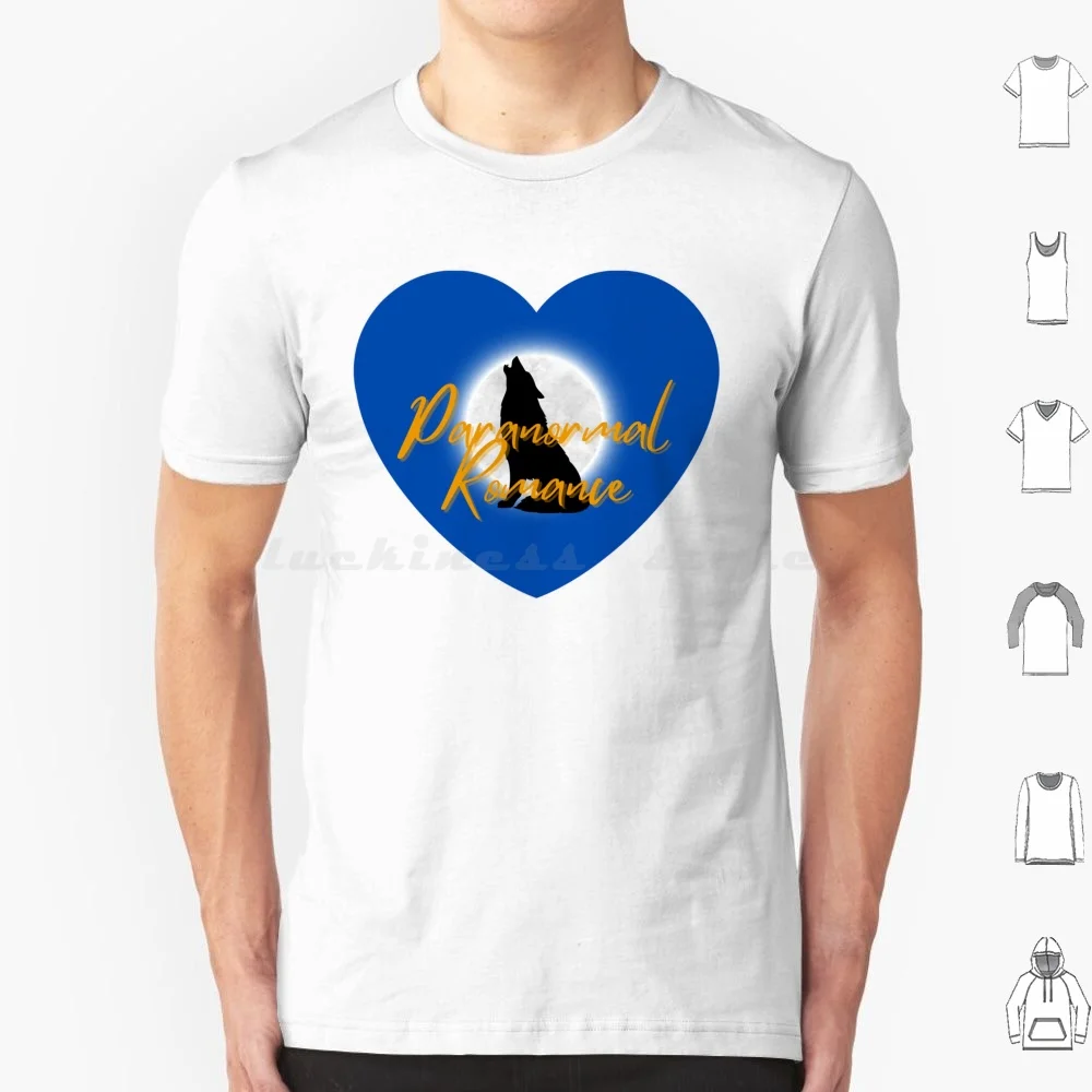 Camiseta Romance Paranormal talla grande 100% algodón Romance Paranormal Shifter Romance romántico hombre lobo crepúsculo vampiro