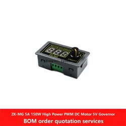ZK-MG 5A 150W High Power PWM DC Motor 5V Governor 12V Encoder 24V Duty Cycle Frequency Switch Module