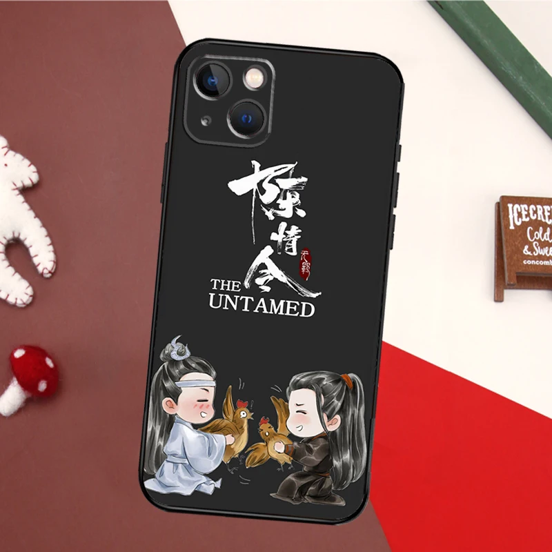 The Untamed Wei Wuxian Lan Wangji Cute Case For iPhone 16 15 14 13 12 Mini 11 Pro Max X XR XS 7 8 Plus Soft Bumper Cover