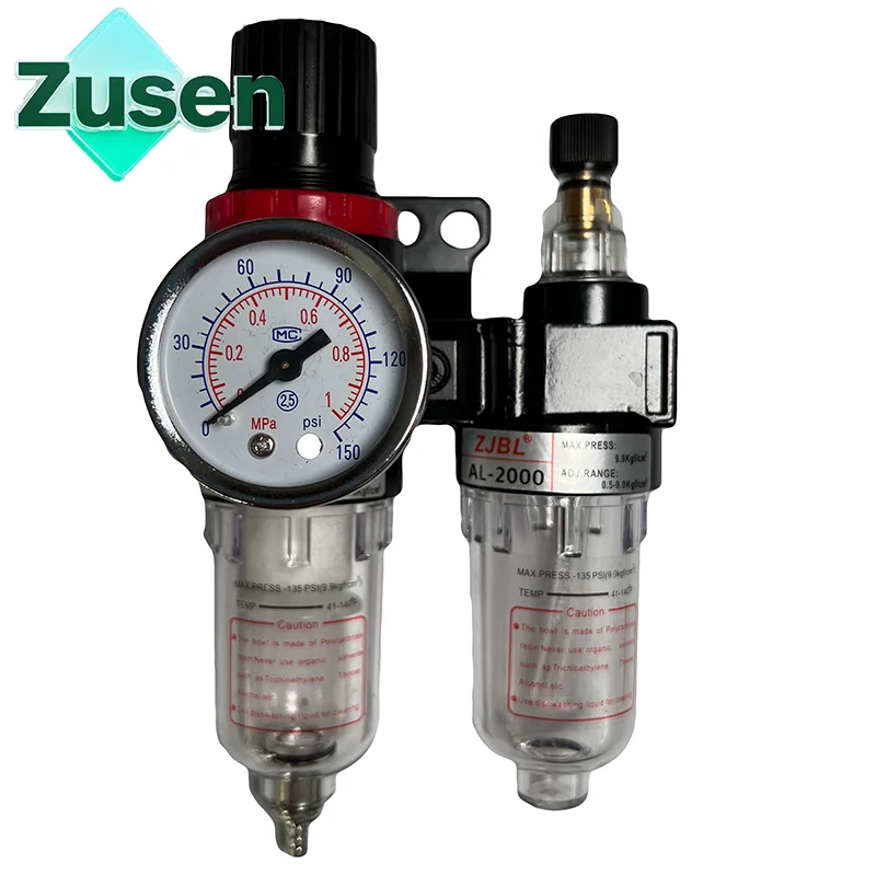 Zusen AirTAC AFC2000 Origin Processor Air Compressor Fuel Water Separator Regulator Trap Filter