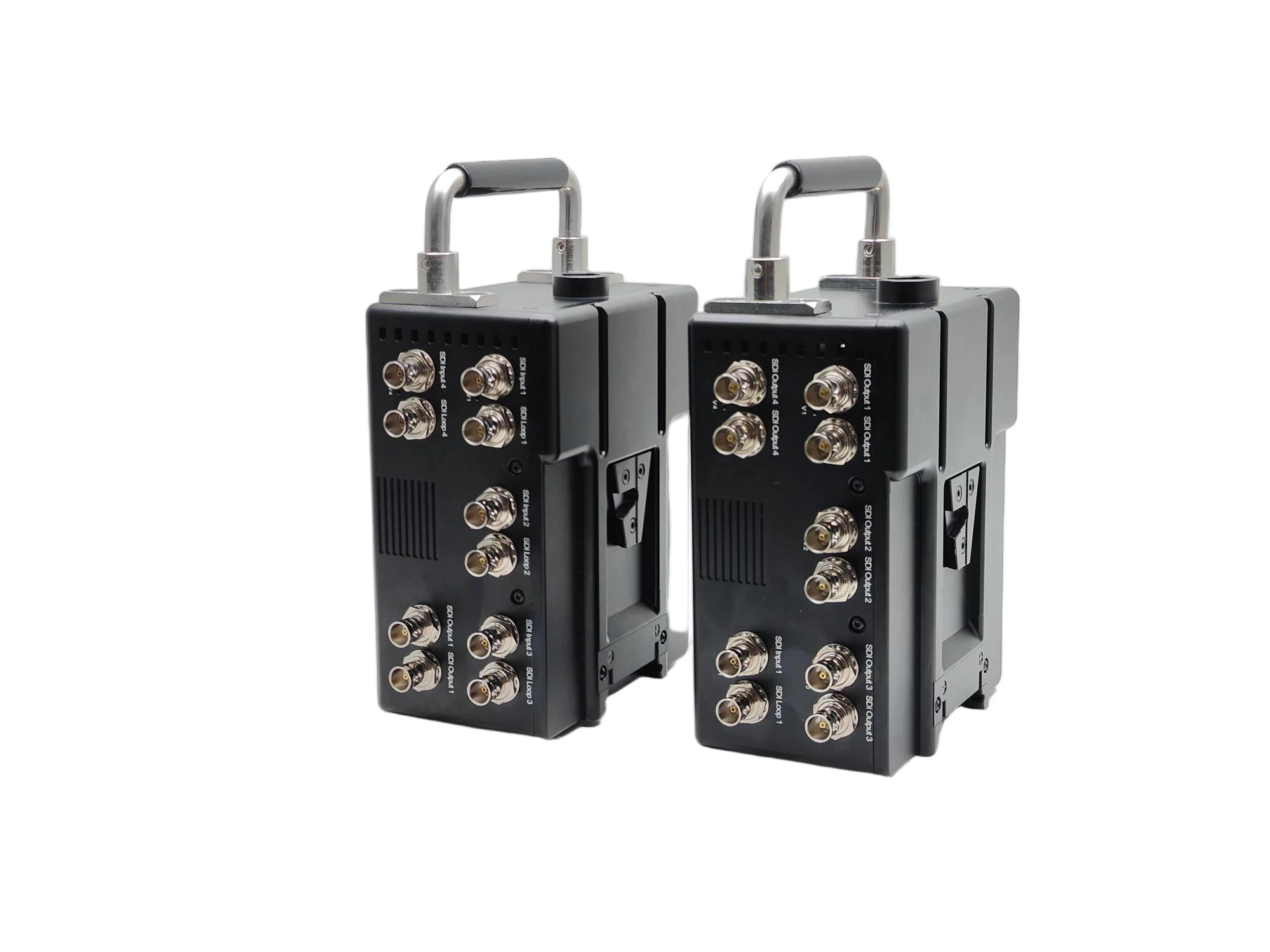 Camera V-mounting-adapter with Base station to EFP FIber system,12G SDI+Ethernet over fiber