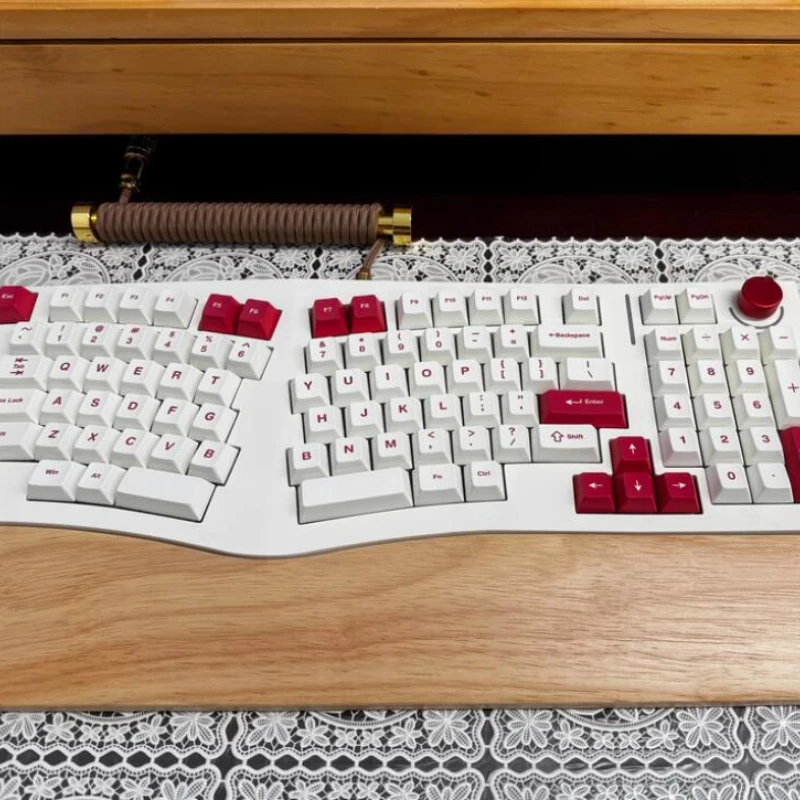 MiFuny Alice Teclado Mecânico Descanso de Mão Personalizado Carvalho Ergonômico Descanso de Palma para Feker Alice 80/98 Acessórios para Teclados de Jogos