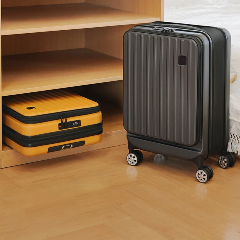 

Front-opening Luggage Foldable Suitcase Female 20-inch Lightweight Boarding Carry-on Luggage Universal Wheel Travel Suitcase