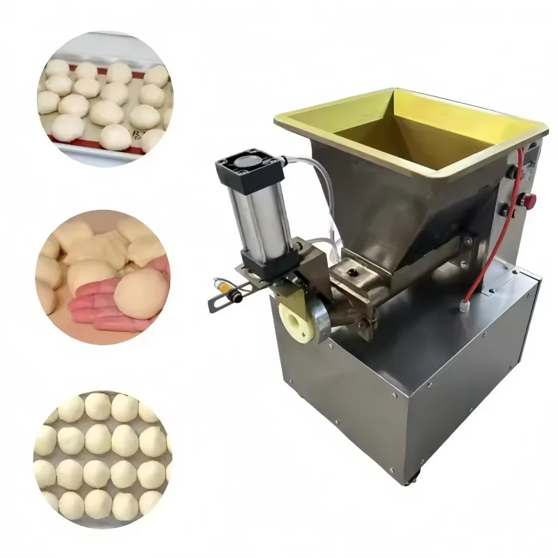 6000 pz/h Macchina per fare palline di pasta Macchina da taglio per estrusore di pasta Macchina per divisori di pasta per pizza Pane Biscotti Barra proteica