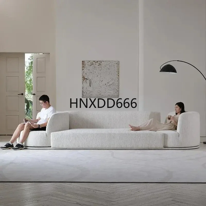 

Итальянский легкий роскошный модульный диван из хлопчатобумажной и льняной ткани/креативная комбинация функций вращения