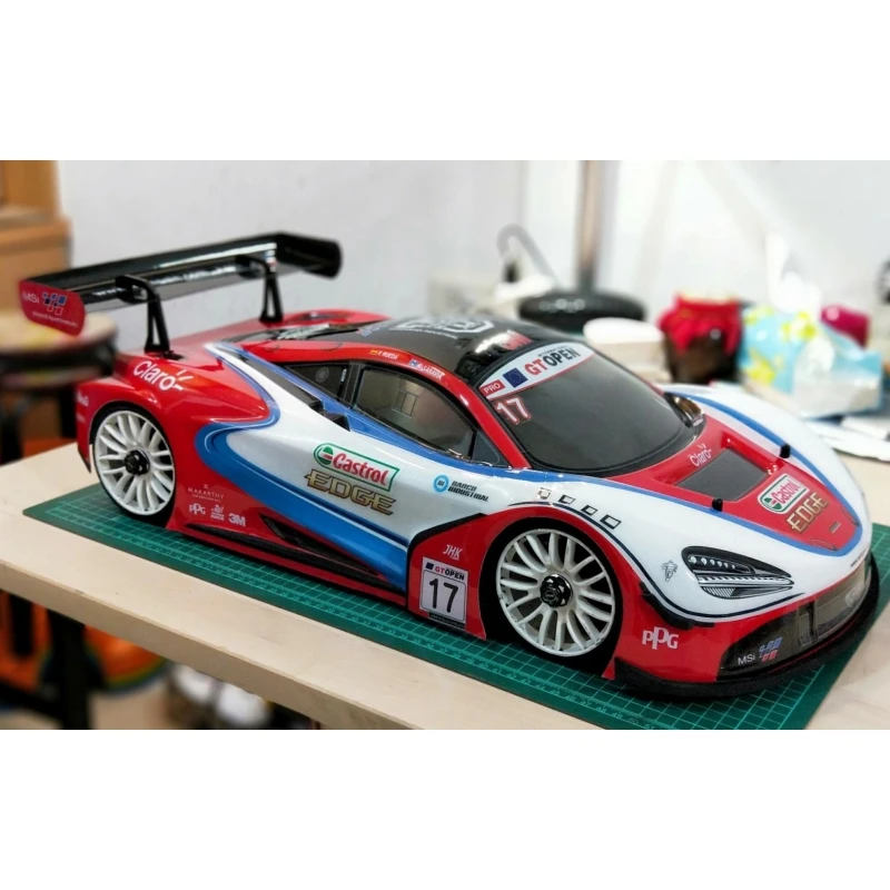 1/8 GT2 Clear Body Shell With Stickers 360mm Wheelbase for Rc Drift Car Kyosho GT8L GT8LE