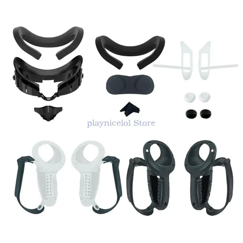 

Silicone Cover for Meta Quest3 Headset Touch Controller Grip Protector Case Anti Scratch Housing Accessories E8BA