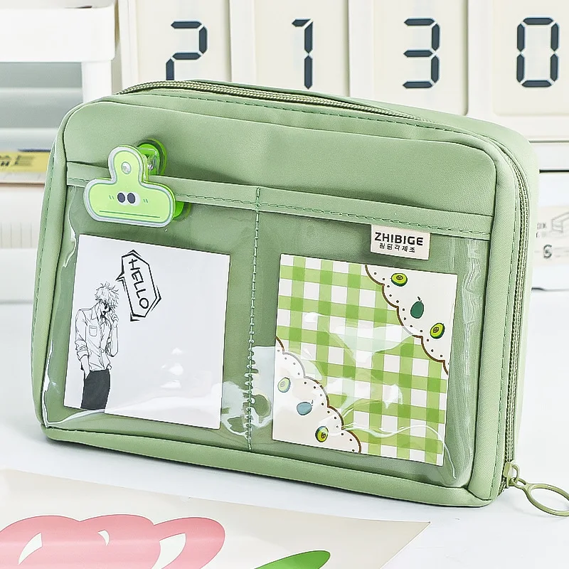 12 Layers Panda Large Capacity Pen Case High Appearance Stationery Box For Girls And Boys Stylish Functional Cute Pouch