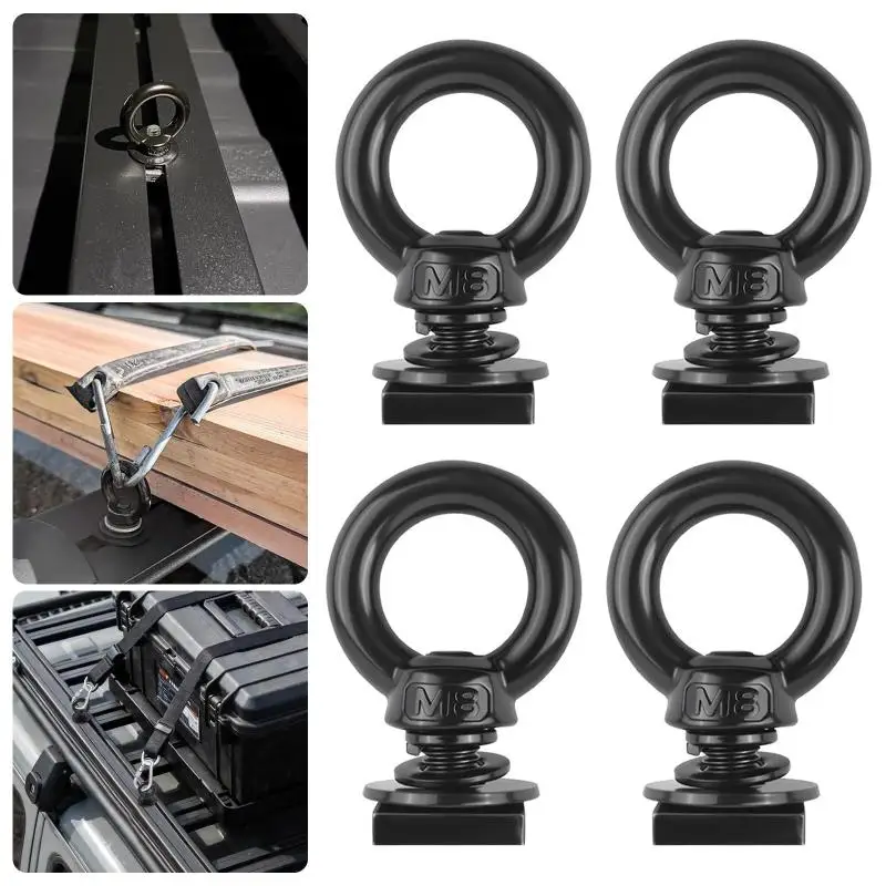 Hot Sale T Bolt Eye Nut Kit Stable Support Stainless Steel T Track Mount Tie Down High Hardness For Holding Tie Down Straps