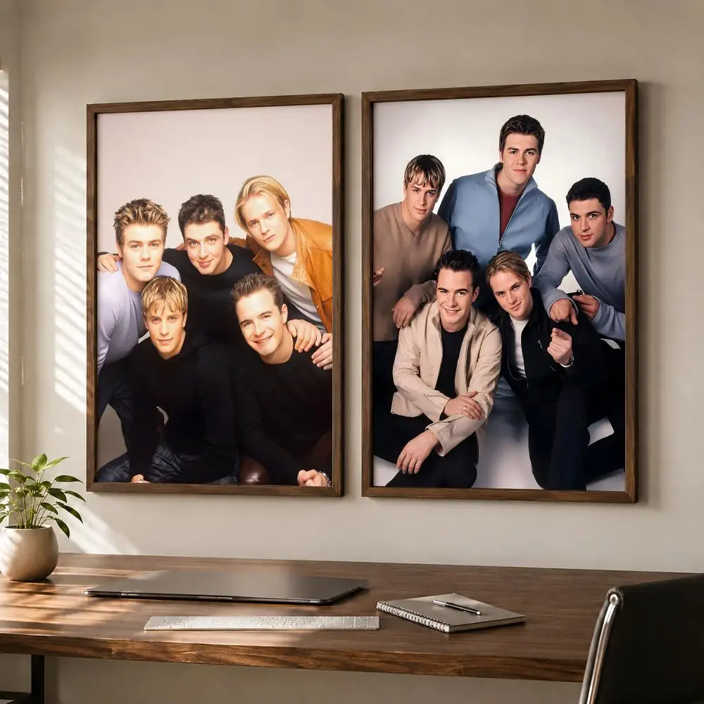 Popular Irish Pop Vocal Group Westlife Poster Self‑Adhesive Waterproof Sticker House  Coffee Bar Wall Art Home Decor