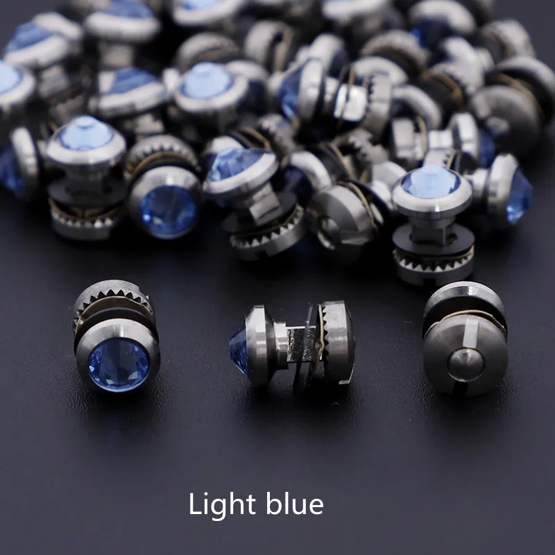 40Pcs M3.0 Gemstone Screws 200Pcs Gaskets 1Box Customizable Hair Scissors Accessories Professional Barber Shears Repair （0520）