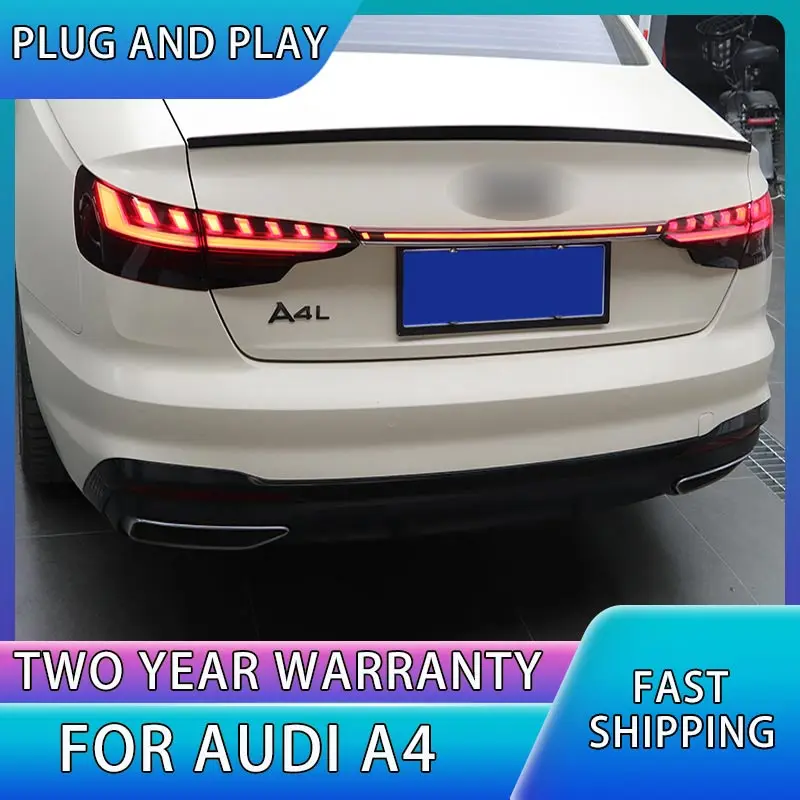 

For audi new A4L width light 2020 2021Led Through tail light Through trunk rear lamp LED turn signal Light modified