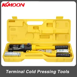 Hydraulic Crimping Plier with Dies Manual Hydraulic Hose Crimping Tool Set Copper Aluminum Cable Terminal Cold Pressing Tools