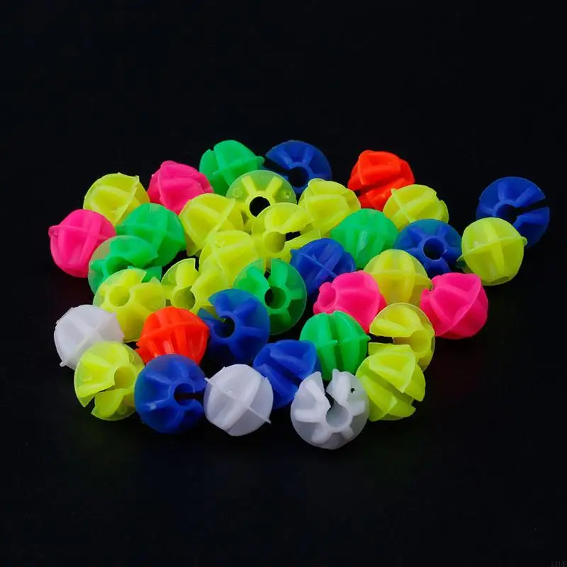 

11UE 36Pcs Plastic Multi-color Bike Cycle Wheel Spoke Beads Children Decors