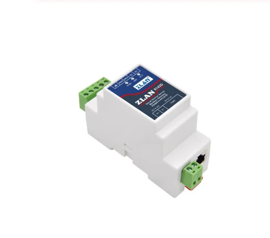 

ZLAN5143D Din Rail Mounting Tiny Size RS485 Serial port to TCP/IP Ethernet Converter server Modbus RTU to Modbus TCP