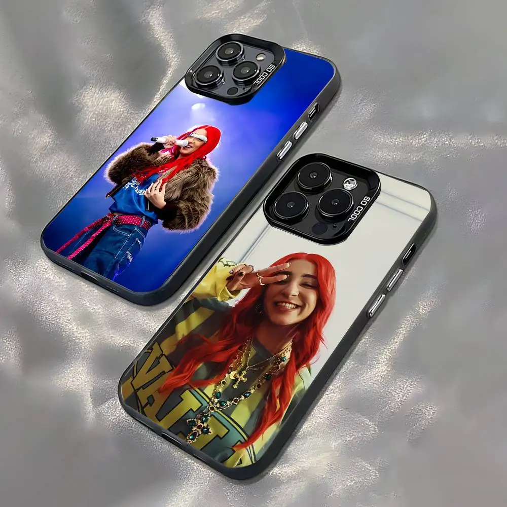 

Singer D-De La R-Rose Hot For Black Candy Matte Cover iPhone 17,16,15,14,13,12,11,Mini,Pro,E,SE4,XS,MAX