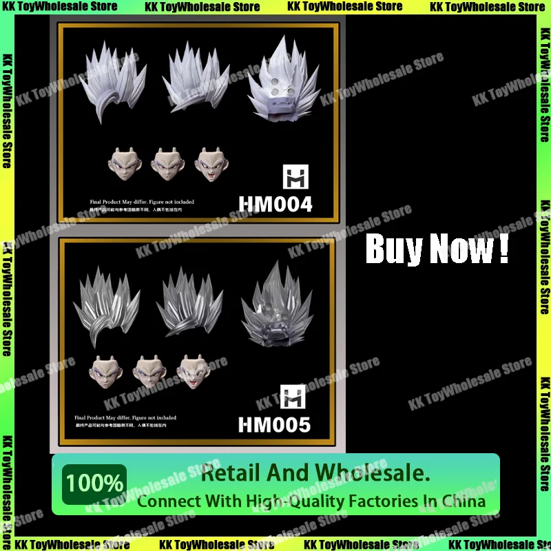 

HM Dragon Ball S.H.Figuarts SHF Super Saiyan Vegeta Son Goku SSJ1 SSJ2 Heads Accessories Custom Kit Anime Action Figures Toy