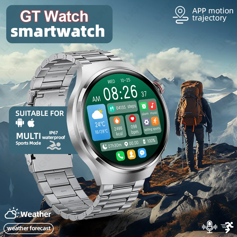 

Смарт-часы для здоровья 2025 для мужчин и женщин, пульсометр, кислород в крови, трекер здоровья, умные часы, Bluetooth-вызов, умные часы для Android iOS