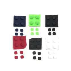 Rubber buttons For New 3DS XL LL Console Front Back Screw Rubber Feet Cover Upper LCD Screen Screws Cover Rubber replacement