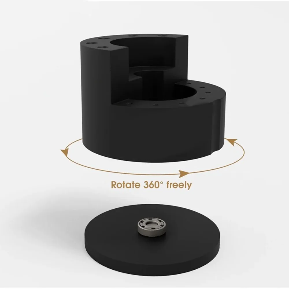 360 Degree Rotating Screwdriver Holder Anti-Jump Design Compact Lightweight Tool Organizer Anti-Slip Design Plastic