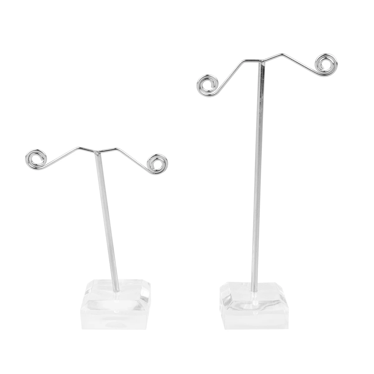 

Show Rack Earring Display Stand Eardrop Holder Jewelry Storage Metal Transparent