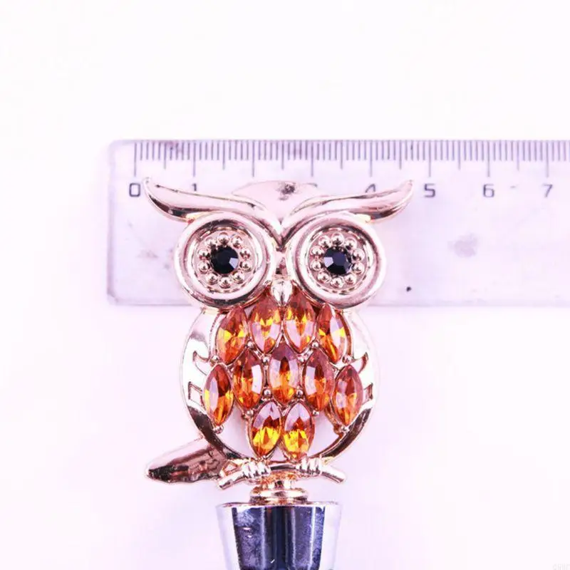 

Owl Wine Bottle Stopper Vacuum Sealed Reusable Plug Caps Wedding Wedding Party Decorations Gift Q5WC