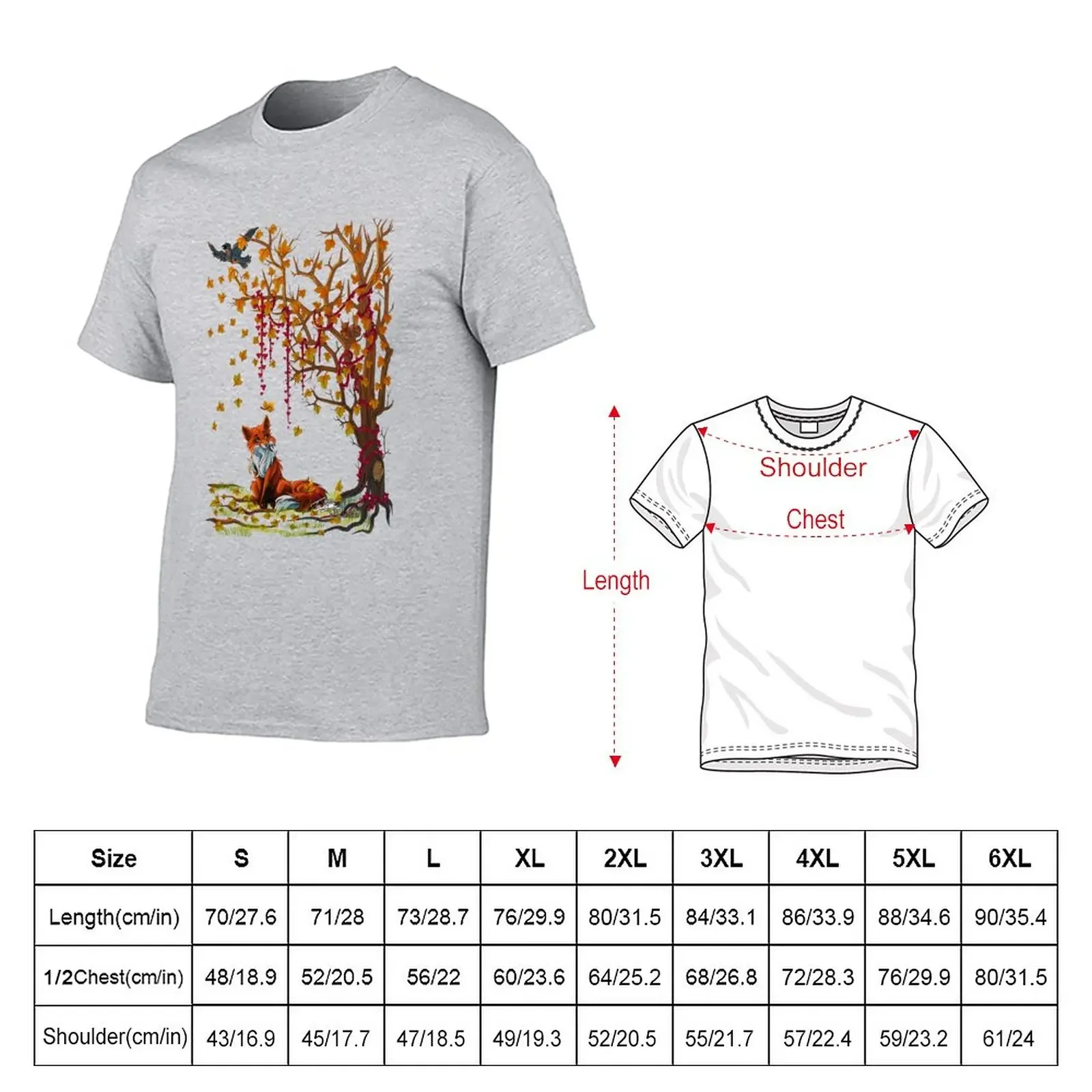 A Little Autumn Mood T-Shirt heavyweights boys animal print Men's t shirts