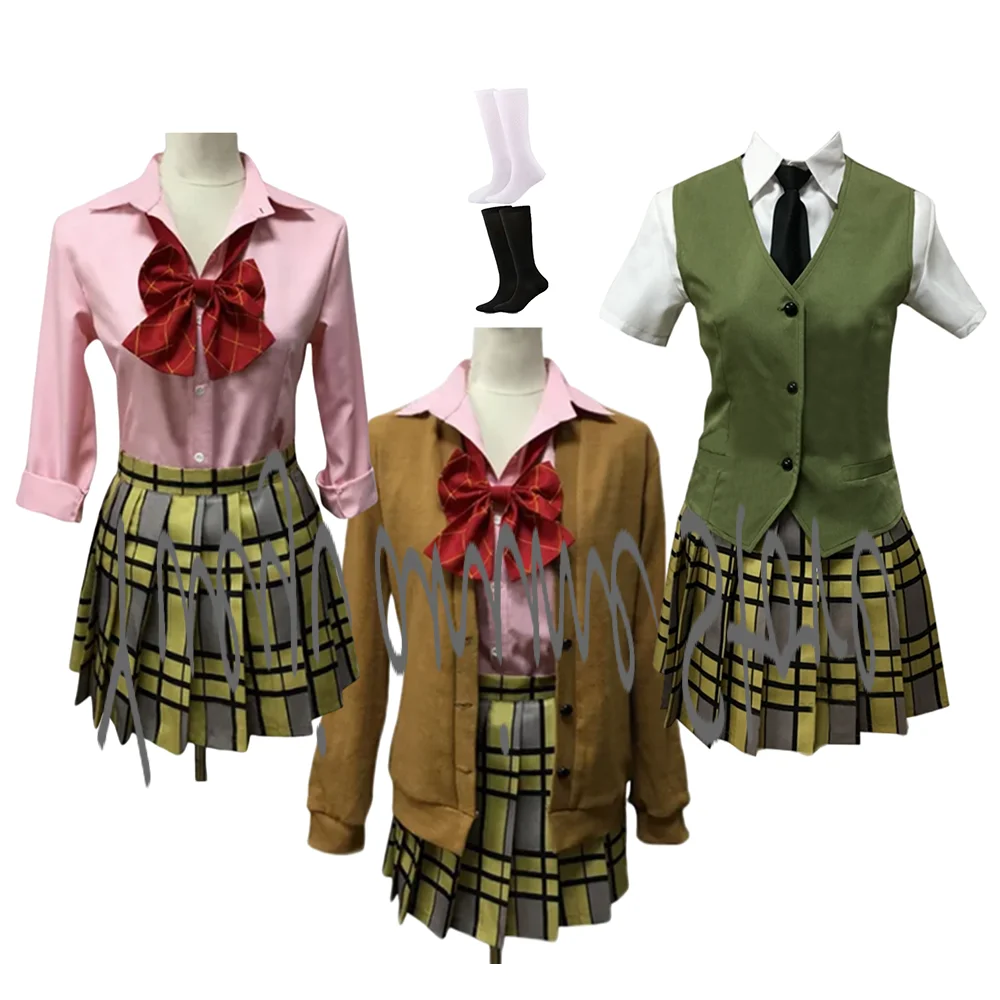 

Anime Aihara Yuzu & Aihara Mei Cosplay Costume Full Set – Unisex Outfits for Halloween & Christmas
