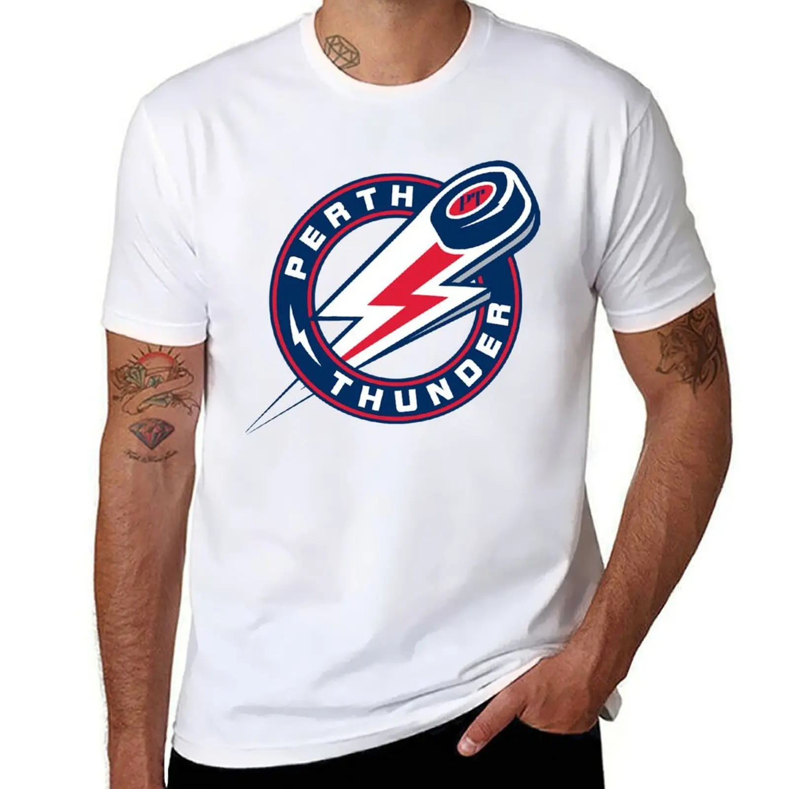 

Perth Thunder T-Shirt t shirt men 100% cotton luxury brand man t shirt luxury T-Shirt