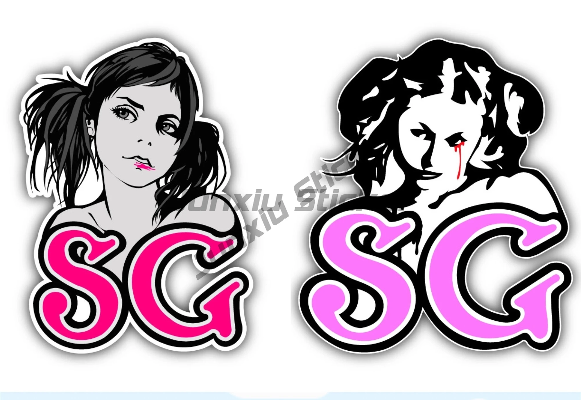 

Suicide Girl Logo Car Bumper Stickers