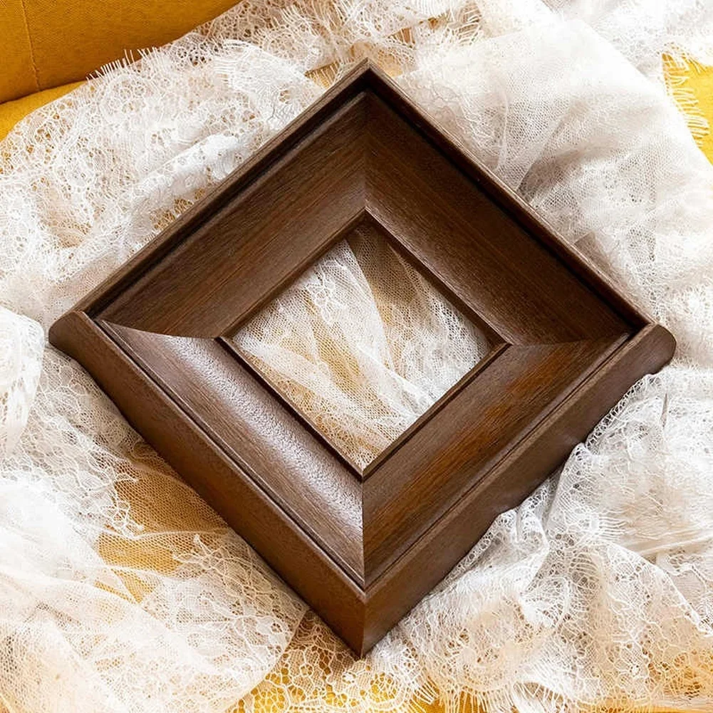 Gold Solid Wood Picture Frame with Vintage Appeal for A4 Art Prints For Wall Hanging Decor Living Room Bedroom
