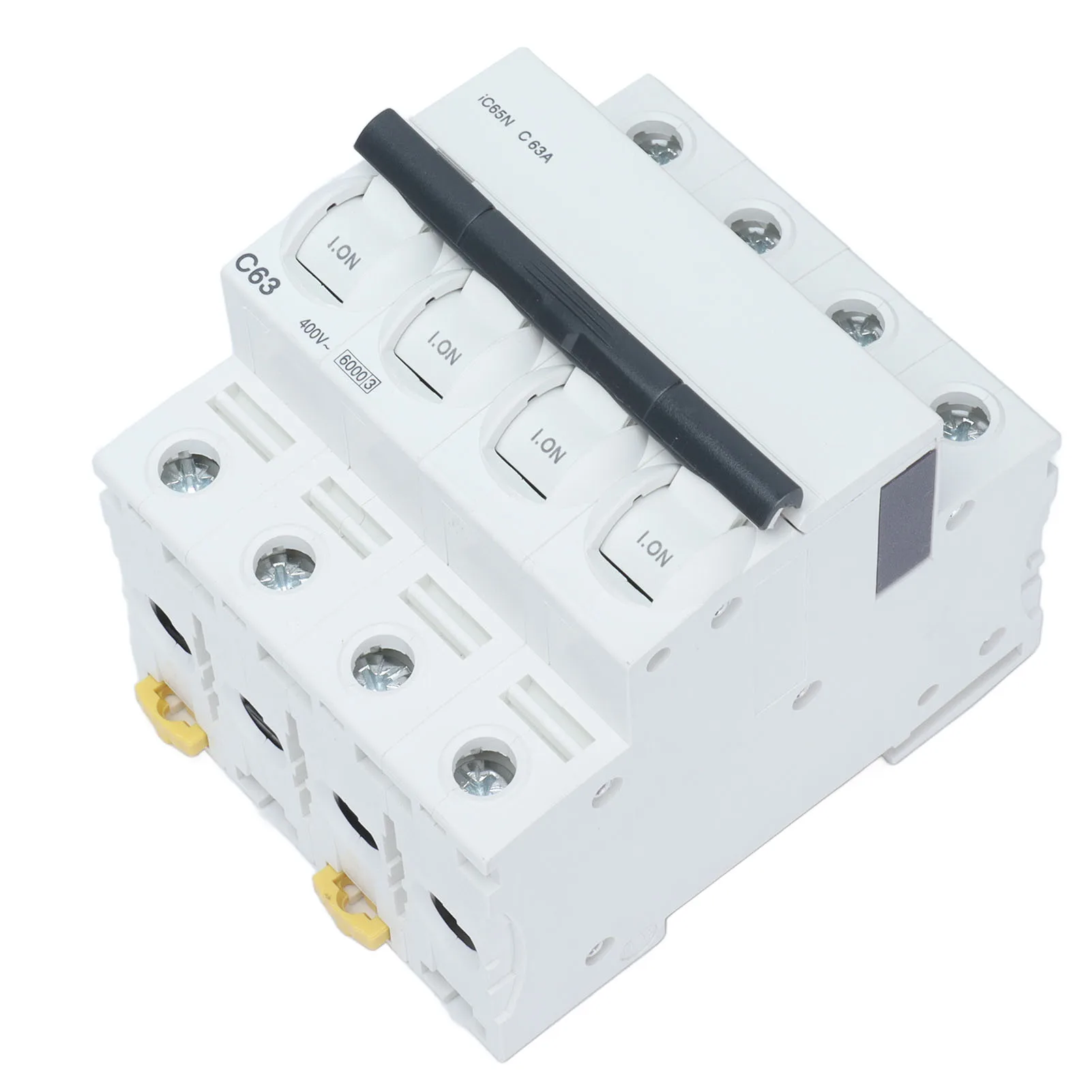 Circuit Breaker MCB 4P Low Voltage DIN Rail Mount AC 400V 63A for Home Equipment